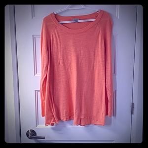 Light orange sweater